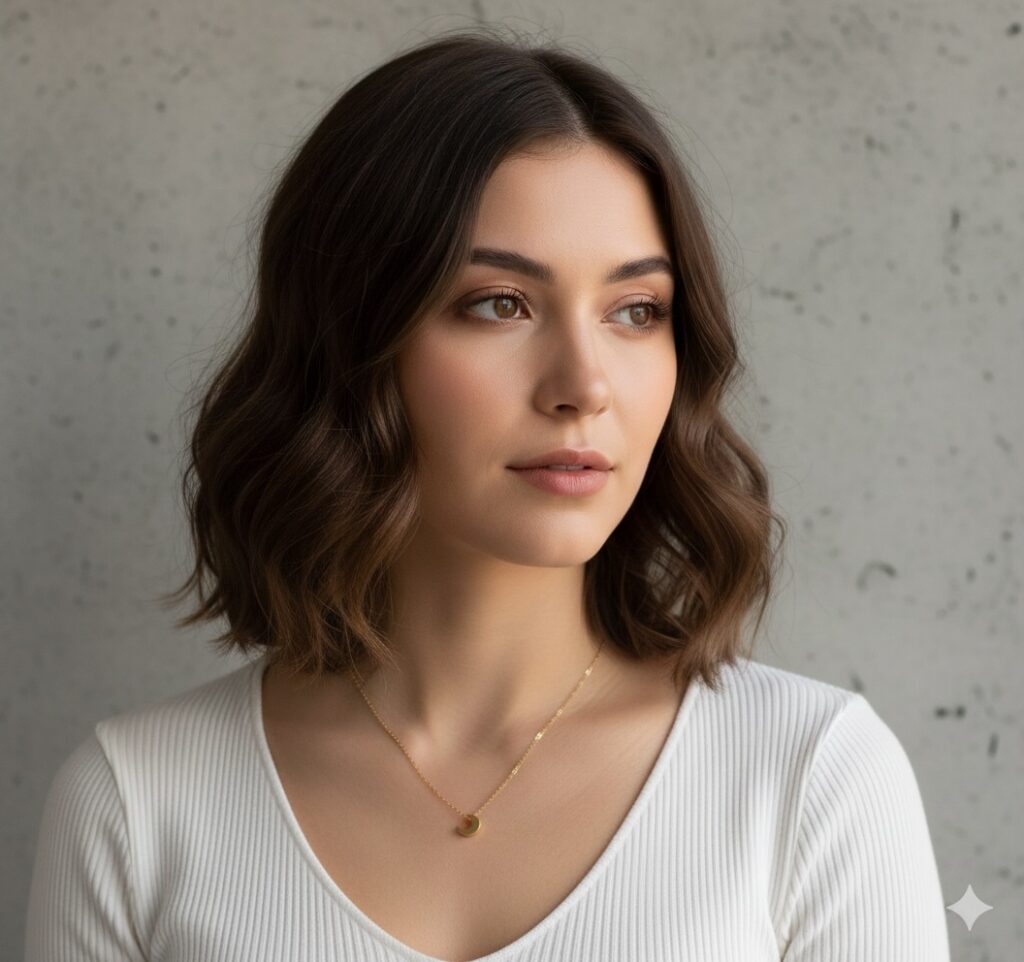 Collana Luna Mini in Acciaio Inossidabile per Donne