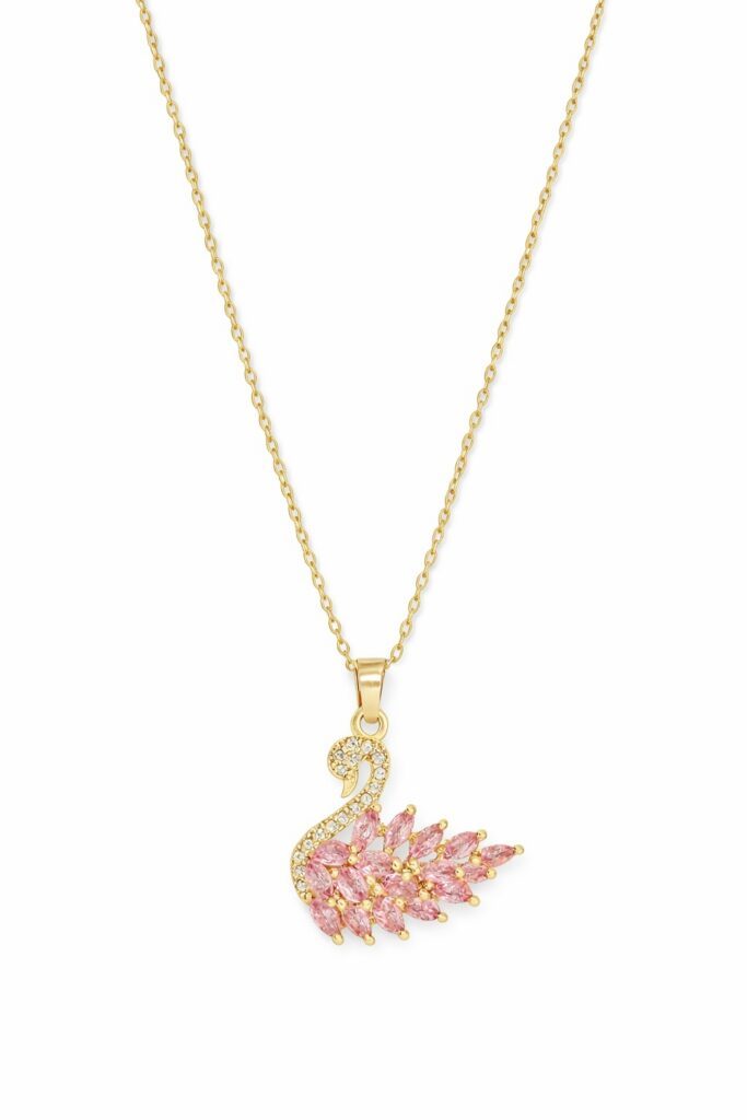 Collana Cigno in Acciaio Inossidabile per Donne